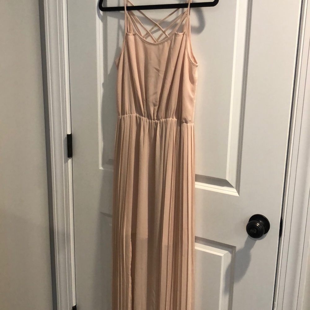 Pleated Maxi dress